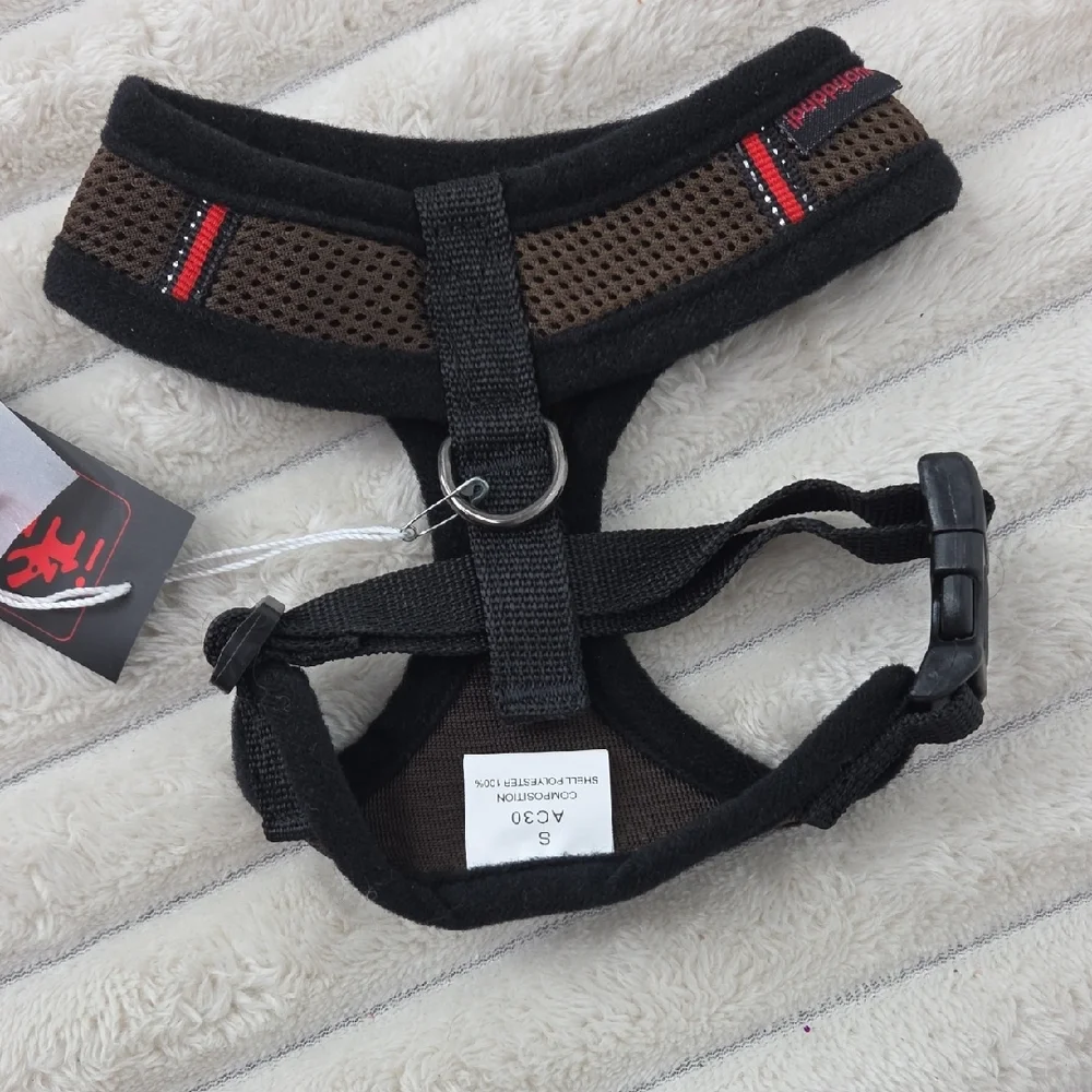 Brown Mesh Comfort Dog Harness